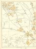 BENTLEY Woodlands Aldwick le Street Cusworth Scawthorpe Toll Bar 1935 old map