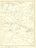 YORKSHIRE Langsett Midhopestones Upper Midhope Penistonestone Ecklands 1935 map
