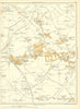 HOYLAND Harley Platts Common Worsborough Elsecar Blacker Hill Stubbin 1935 map