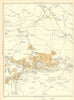 MEXBOROUGH Denaby Main Swinton Bridge Adwick upon Dearne Harlington 1935 map