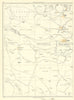 YORKSHIRE Bolstrestone Stocksbridge Broomhead Ewden Village Hollin Busk 1935 map
