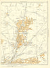 RAWMARSH Kilnhurst Dalton Eastwood Upper Haugh Parkgate Thrybergh 1935 old map