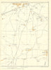 YORKSHIRE Conisbrough Parks Crookhill Micklebring Braithwell Clifton 1935 map