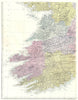 IRELAND South West. MUNSTER. Clare Limerick Cork Kerry. Bacon 1895 old map