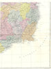 IRELAND SE.LEINSTER.Waterford Wexford Wicklow Kilkenny &c Dublin.Bacon 1895 map