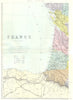 FRANCE South West. Aquitaine Poitou-Charente Landes Gironde. Bacon 1895 map