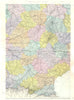 FRANCE South Centre. Auverge Pyrénées Languedoc-Roussillon Limousin 1895 map