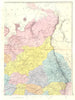 EUROPEAN RUSSIA NE.Arkhangelsk Vologda Kostroma Kazan Perm Kirov.Bacon 1895 map