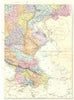 RUSSIA GEORGIA AZERBAIJAN. Russia S E. Caucasus. Bacon 1895 old antique map
