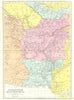 PAKISTAN AFGHANISTAN. Baluchistan Sindh. Bacon 1895 old antique map plan chart