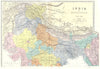 INDIA North sheet. Hindustan. Bacon 1895 old antique vintage map plan chart