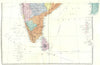 INDIA South.Ceylon Sri Lanka MALDIVES Laccadives Andaman Nicobar.Bacon 1895 map
