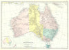 AUSTRALIA. showing Alexandra Land within Northern Territory. Bacon 1895 map