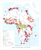 AFRICA. Energy,Raw materials and industry 1973 old vintage map plan chart