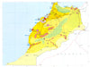 MOROCCO. Economy industry trade farming agriculture resources 1973 old map