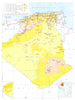 ALGERIA. Algeria; Democratic and popular republic of Algeria 1973 old map