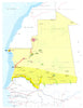 MAURITANIA. Economy industry trade farming agriculture resources 1973 old map