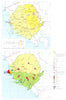 SIERRA LEONE. Economy industry trade farming agriculture resources 1973 map
