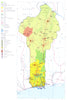 BENIN. Economy industry trade farming agriculture resources 1973 old map