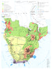 SOUTHERN AFRICA. Economy industry trade farming agriculture resources 1973 map
