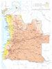 ANGOLA. Angola;  1973 old vintage map plan chart