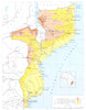 MOZAMBIQUE. Mozambique;  1973 old vintage map plan chart