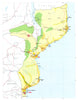 MOZAMBIQUE. Economy industry trade farming agriculture resources 1973 old map