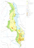 MALAWI. Economy industry trade farming agriculture resources 1973 old map
