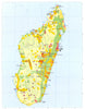MADAGASCAR. Economy industry trade farming agriculture resources 1973 old map