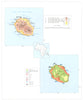 REUNION ISLAND. Economy industry trade farming agriculture resources;  1973 map