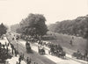 LONDON. Hyde Park- The Drive and Rotten row 1896 old antique print picture