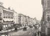 LONDON. St Jamess Street- Looking Down Towards the Palace 1896 old print