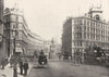 LONDON. Holborn Circus- Looking down Holborn Viaduct 1896 old antique print