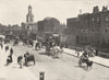 LONDON. Clapham Road- Off to the Derby 1896 old antique vintage print picture
