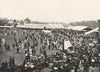 LONDON. Lord's Cricket Ground- Luncheon Interval Eton Harrow Match 1896 print