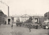 LONDON. The Royal Mint- From the Tower Bridge Approach 1896 old antique print
