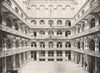LONDON. The Hop exchange- Interior of the great Hall 1896 old antique print