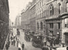 LONDON. Leadenhall Street- Showing the P & O Offices on the Right 1896 print