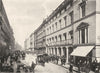 LONDON. Moorgate Street- Looking towards London wall 1896 old antique print