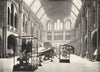 LONDON. Natural History Museum- The Entrance Hall 1896 old antique print