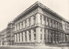 LONDON. Pall Mall- The Army and Navy Club 1896 old antique print picture