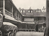 LONDON. Old Tabard Inn- The Courtyard 1896 antique vintage print picture