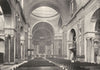 LONDON. Brompton Oratory- General view of the Interior 1896 old antique print