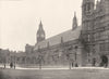 LONDON. Houses of Parliament- Westminster Hall & Public entry 1896 old print