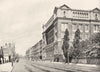 LONDON. Exhibition Road- The Science and Art Department 1896 old antique print