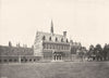 LONDON. Merchant Taylors School- Exterior view of the Buildings 1896 old print