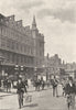 LONDON. Cannon Street- The Hotel and Railway Station 1896 old antique print
