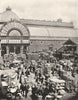 LONDON. Covent Garden Market- A Morning scene in the Market 1896 old print