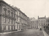 LONDON. St Jamess Square- A Quiet corner 1896 old antique print picture
