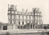 LONDON. Montagu House- The Whitehall Front 1896 old antique print picture